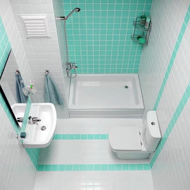 Дизайн для маленькой ванны