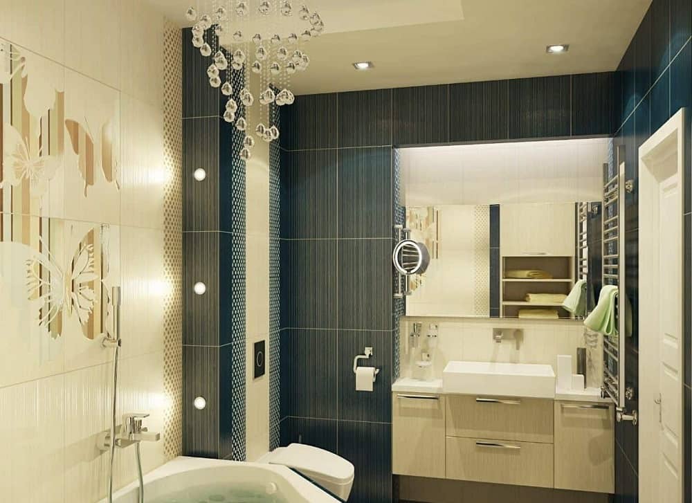 дизайн ванной комнаты в панельном доме