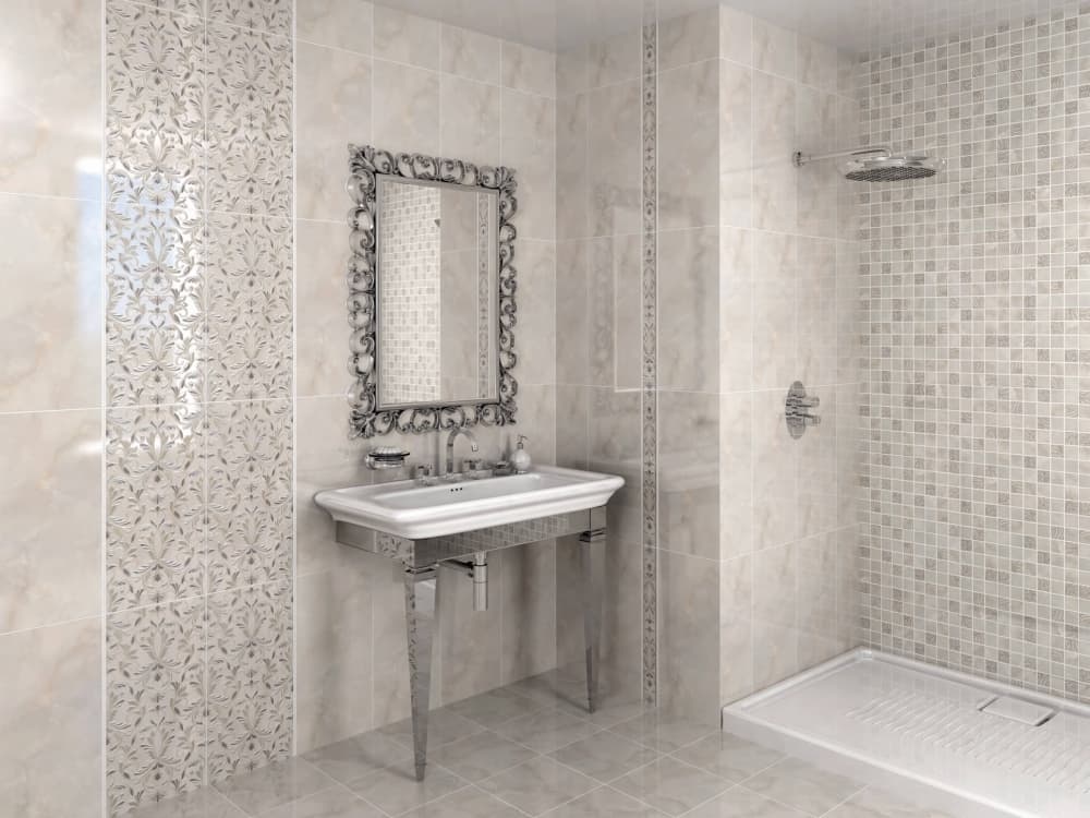 Плитка Керама Марацци в интерьере ванной комнаты фото