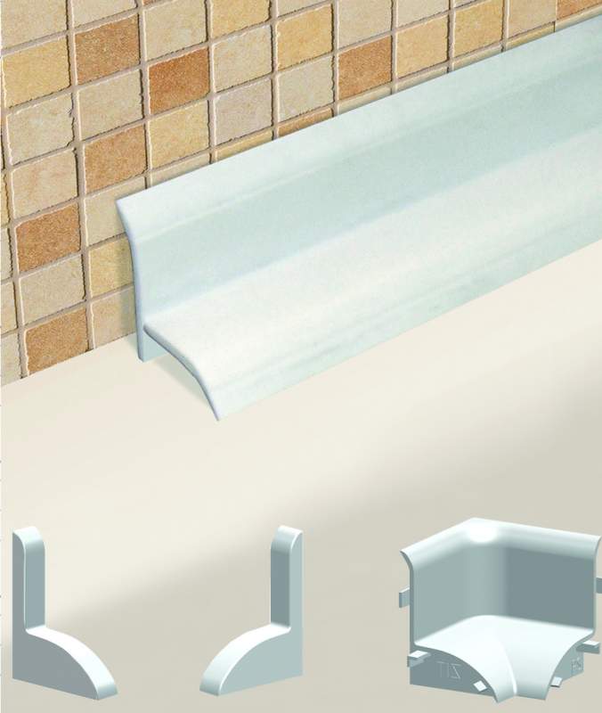 Плинтус для ванны: разновидности материалов