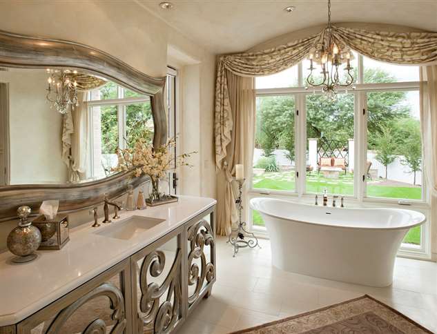 Ванная в стиле барокко — изюминка всего дома
