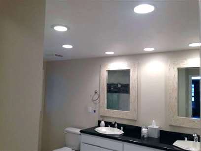 Things to know about bathroom recessed lighting design options | Bathroom recessed lighting, Bathroom light fixtures, Bathroom ceiling light